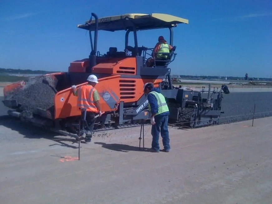 Figure 105. Stringline on an Airfield Project