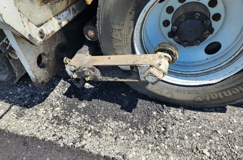 Figure 80. Truck Hitch on Front of Paver