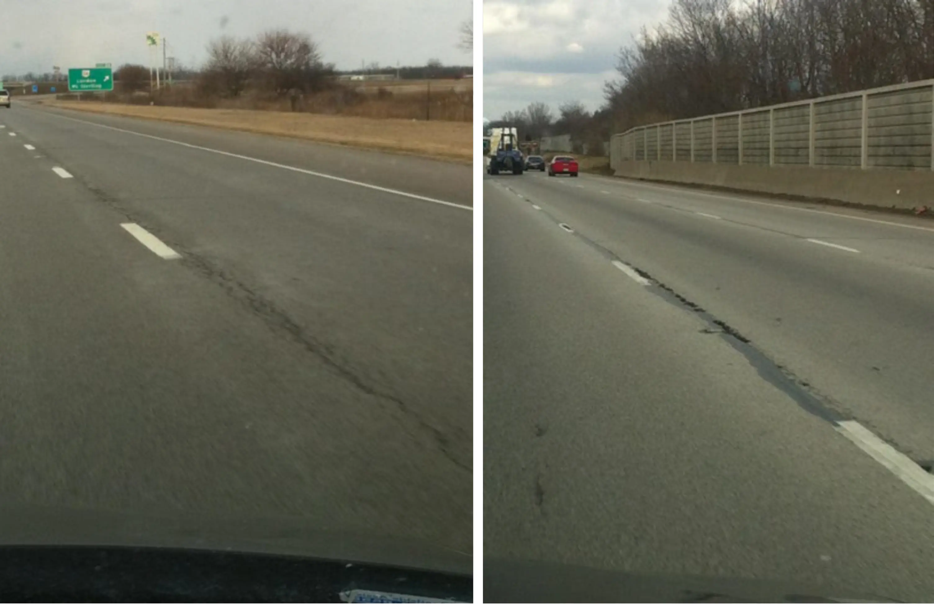 Figure 124. Premature Deterioration of Longitudinal Joints