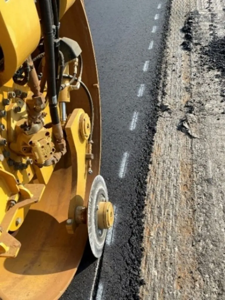 Figure 137. Cutting Wheel Mounted on a Roller