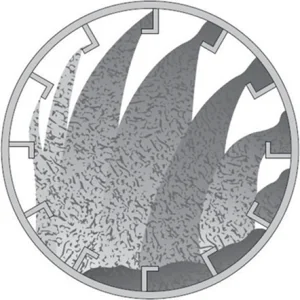 Figure 30. Uniform Veil of Aggregate in Dryer